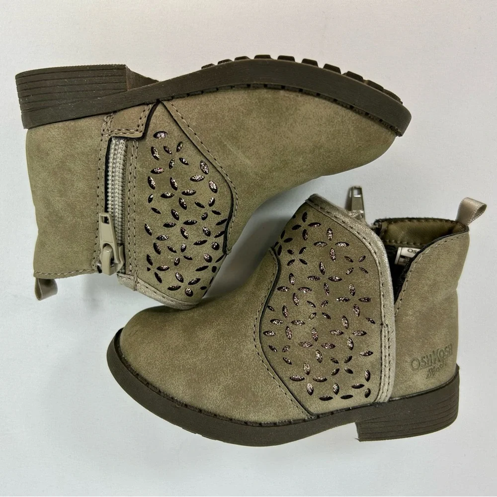 OshKosh B’gosh Estell Ankle Boots Size 6T Girls'